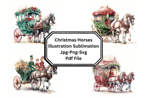 Christmas Horses Illustrations: A Crafter’s Review