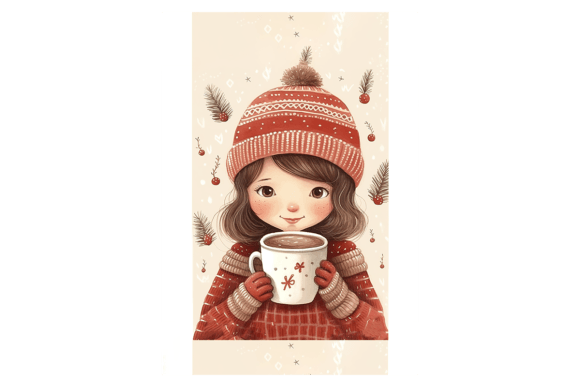 Hot Cocoa Christmas Card Illustrations Review