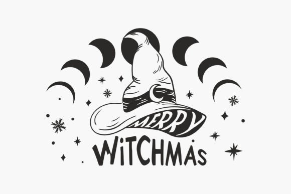 Merry Witchmas SVG: Illustrations for Sellers