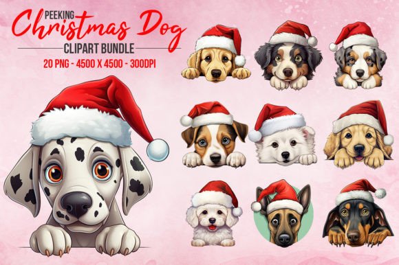 Peeking Christmas Dog Clipart Bundle: Designer Review