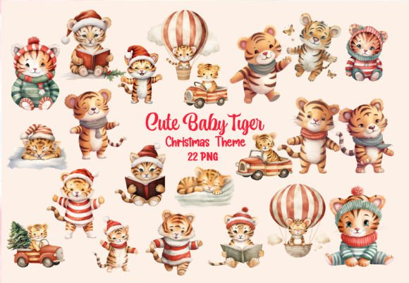 Reviewing Christmas Baby Tiger Illustrations