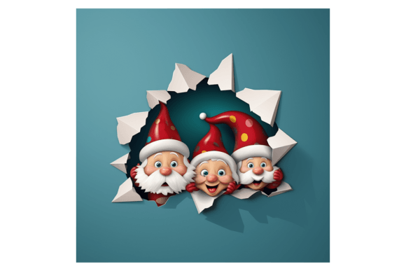 Reviewing Christmas Gnomes Broken Wall 1 Illustrations